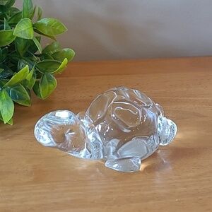 RETRO Collectible Art Glass Sculptured Turtle Figurine Paperweight Home Decor